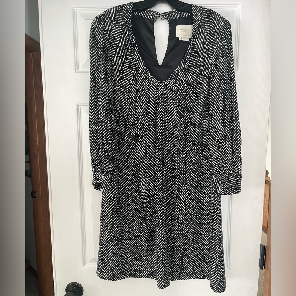 Kate Spade Black and White Patterned Dress